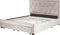 LIEVIN - Bed met opbergruimte - Beige - 180 x 200 cm - Fluweel