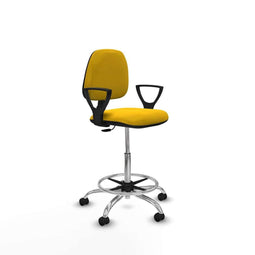 Piqueras y Crespo BFN05RF - Bureaustoel - Hoogteverstelbaar - Geel