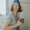 SMUG 3D en Satijnen Slaapmasker Duo Pack met Opbergzakje - 100% Verduisterend Oogmasker - Pride Love Print & Wink Print, Blauw
