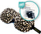 SMUG 3D Slaapmasker met Roze Oordopjes - 100% Verduisterend - Ergonomisch Oogmasker - Animal Print