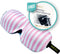 SMUG 3D Slaapmasker met Roze Oordopjes - 100% Verduisterend - Ergonomisch Oogmasker - Candy Shop Print