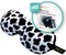 SMUG 3D Slaapmasker met Roze Oordopjes - 100% Verduisterend - Ergonomisch Oogmasker - Cow Print