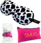 SMUG 3D Slaapmasker met Zwarte Oordopjes - 100% Verduisterend - Ergonomisch Oogmasker - Cow Print