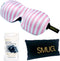 SMUG 3D Slaapmasker met Zwarte Oordopjes - 100% Verduisterend - Ergonomisch Oogmasker - Candy Shop Print