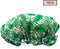 SMUG Douchemuts - Douchekap voor Dames met Alle Haartypes - Stijlvolle Shower Cap voor Vol Haar, Afro en Krullen - Palm Print