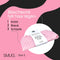 SMUG Douchemuts - Douchekap voor Dames met Alle Haartypes - Stijlvolle Shower Cap voor Vol Haar, Afro en Krullen - Candy Shop Print