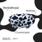 SMUG Douchemuts - Douchekap voor Dames met Alle Haartypes - Stijlvolle Shower Cap voor Vol Haar, Afro en Krullen - Cow Print