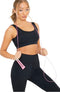 SMUG Professioneel Fitness Springtouw met Opbergzak - Jump Rope voor Volwassenen - Crossfit Speedrope - Home Workout - Zwart