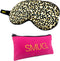 SMUG Slaapmasker met Opbergzakje - 100% Verduisterend - Verstelbaar Oogmasker in Satijn - Animal Print