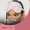 SMUG Slaapmasker met Roze Oordopjes - 100% Verduisterend - Verstelbaar Oogmasker in Satijn - Candy Shop Print