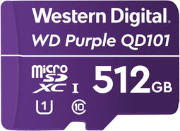 Western Digital WD Purple - MicroSDXC 512GB - Tot 100 MB/s leessnelheid - Tot 60 MB/s schrijfsnelheid