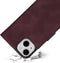 Mobiparts hoesje geschikt voor Apple iPhone 15/14/13 - Wallet/Boekhoesje - Eco Leer - Magneet Sluiting - Opberg vakken - Paars Rood