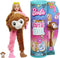 Barbie Cutie Reveal Jungle - Barbiepop met 10 verrassingen - Aap