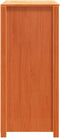 vidaXL - Dressoir - 100x40x90 - cm - massief - grenenhout - wasbruin