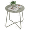 eSituro Ronde Tuin- en Balkon Tafel - Ø48 x H45 cm - Metaal Grijs