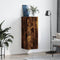 vidaXL - Hangkast - 34,5x34x90 - cm - gerookt - eikenkleurig