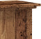 vidaXL - Plantenstandaard - 33x33x80 - cm - bewerkt - hout - oud - houtkleurig