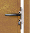 vidaXL - Poort - 105x180 - cm - cortenstaal