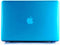 Lunso Geschikt voor MacBook Air 11 inch cover hoes - case - Glanzend Lichtblauw