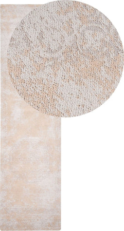 BEYKOZ - Laagpolig vloerkleed - Beige - 80 x 300 cm - Katoen