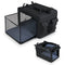 Coast Opvouwbare Hondendraagtas - 2 Openingen met Gaasvenster - 90 x 72 x 48 cm - Zwart/Grijs