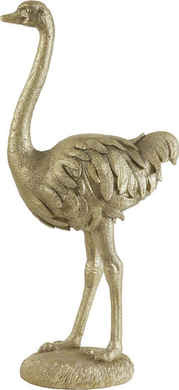 Light & Living - Ornament OSTRICH - 31x18.5x66cm - Goud