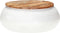 vidaXL - Salontafel - 68x68x30 - cm - massief - gerecycled - hout - wit