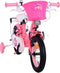 Volare Ashley Kinderfiets - Meisjes - 12 inch - Roze/Rood - Twee handremmen