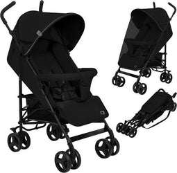 Lionelo Elia - Buggy - Lichte 7kg - Verstelbare rugleuning - Zwart