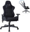 Bureaustoel Thomas - gamestoel racing stijl - stof bekleding - zwart