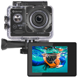 DENVER ACK8064 - 4K video - 20 MP - Foto & Video - incl. Accessoires - Action Camera Zwart