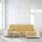 Hoes voor chaise longue met korte armleuning rechts Eysa MONTBLANC Mosterd 100 x 110 x 290 cm