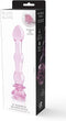 Zwarte Dildo Dream Toys Glaze Glass Roze