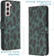iMoshion Hoesje Geschikt voor Samsung Galaxy S21 Hoesje Met Pasjeshouder - iMoshion Design Softcase Bookcase - Meerkleurig / Green Leopard