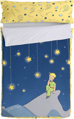 Dekbedovertrek zonder vulling HappyFriday Le Petit Prince La nuit Multicolour 105 x 200 cm