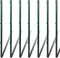 vidaXL - Gaashek - met - palen - 25x1,25 - m - gegalvaniseerd - staal - zilverkleurig