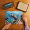UNIDRAGON Houten Puzzel Voor Volwassenen Woosaic - Glinsterende Schildpad - 1000 stukjes - 60x44 cm