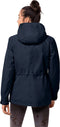 Jack Wolfskin Lake Louise - Outdoorjas Dames - Waterdicht en ademend - Midnight Blue - Maat XS