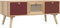 vidaXL - Salontafel - met - lades - 80x40x35,5 - cm - bewerkt - hout