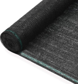 vidaXL - Tennisscherm - 1,2x100 - m - HDPE - zwart