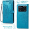 iMoshion Hoesje Geschikt voor Xiaomi Poco M4 Pro 5G Hoesje Met Pasjeshouder - iMoshion Mandala Bookcase - Turquoise