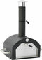 vidaXL Pizzaoven en barbecue 3-in-1 zwart
