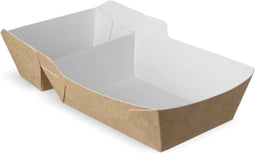 Snackbakje | A23 | Kraft/Wit | 400 stuks