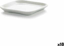 Snackdienblad Ariane Alaska Vierkant 11,4 x 11,4 cm Keramisch Wit (18 Stuks)