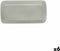 Snackdienblad Ariane Porous 28 x 14 cm Keramisch Groen (6 Stuks)