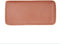 Snackdienblad Bidasoa Gio Rechthoekig 28 x 14 cm Keramisch Bruin (4 Stuks)