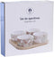 Snackdienblad DKD Home Decor 19,7 x 19,7 x 1 cm Groen Keramiek