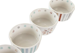 Snackdienblad DKD Home Decor 19,7 x 19,7 x 1 cm Multicolour Keramiek