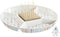 Snackdienblad DKD Home Decor 23,5 x 23,5 x 3 cm Multicolour Keramiek
