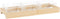 Snackdienblad DKD Home Decor 31,5 x 11 x 6 cm Kristal Natuurlijk 280 ml